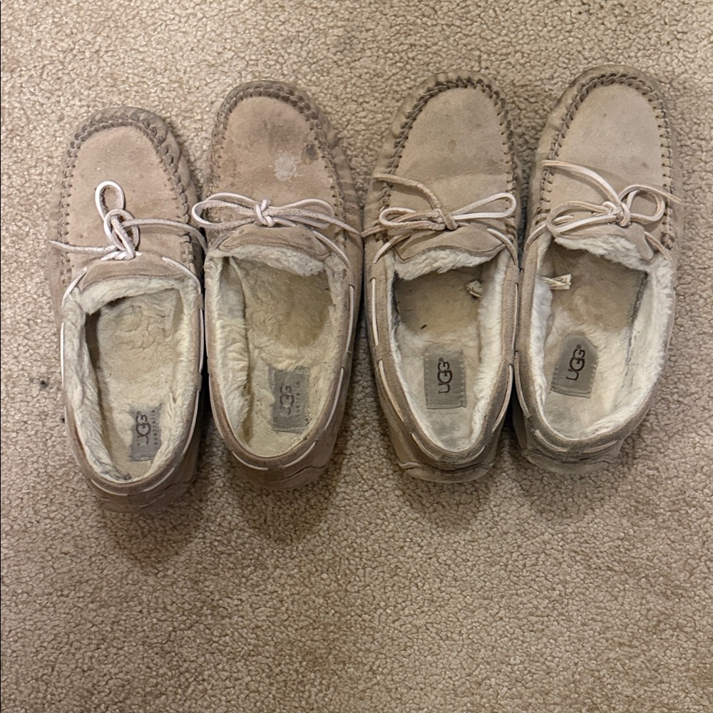 UGG Women's Beige Moccasins